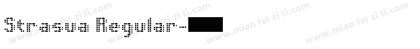 Strasua Regular字体转换